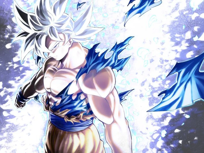 Bức tranh về Goku Bản Năng Vô Cực với vẻ đẹp tuyệt vời