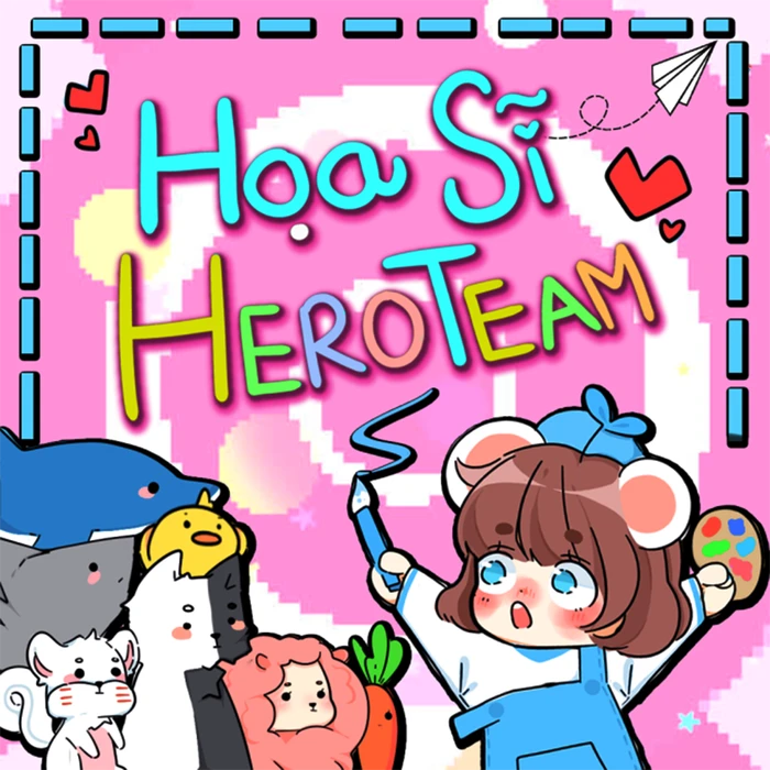 Hình ảnh dễ thương của Hero Team