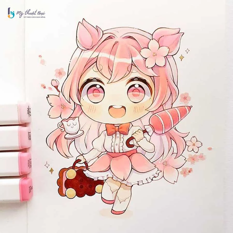 Hình chibi nam, nữ siêu cute dễ thương và cực dễ vẽ