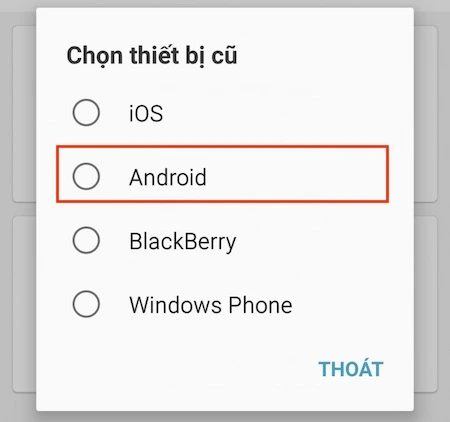 Hướng dẫn cách chuyển dữ liệu từ Android sang Android đơn giản