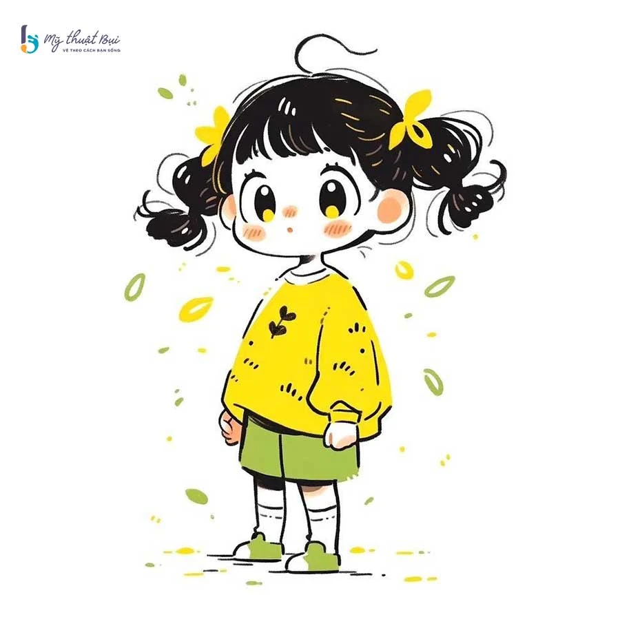 Hình chibi nam, nữ siêu cute dễ thương và cực dễ vẽ