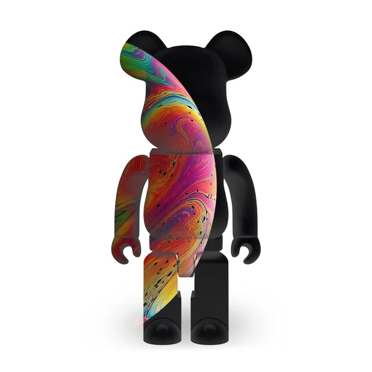 Hình nền gấu Bearbrick cho iPhone đầy phong cách