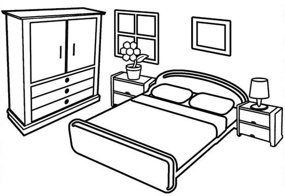 Tô màu giường ngủ giúp trẻ phát triển tư duy sáng tạo