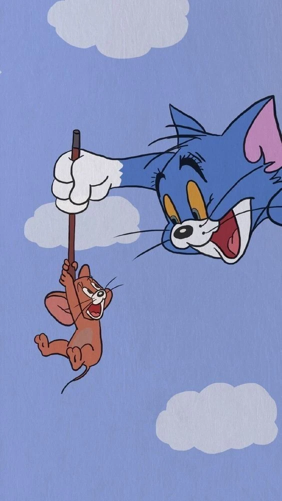 Hình nền Tom and Jerry cute cho fan hoạt hình