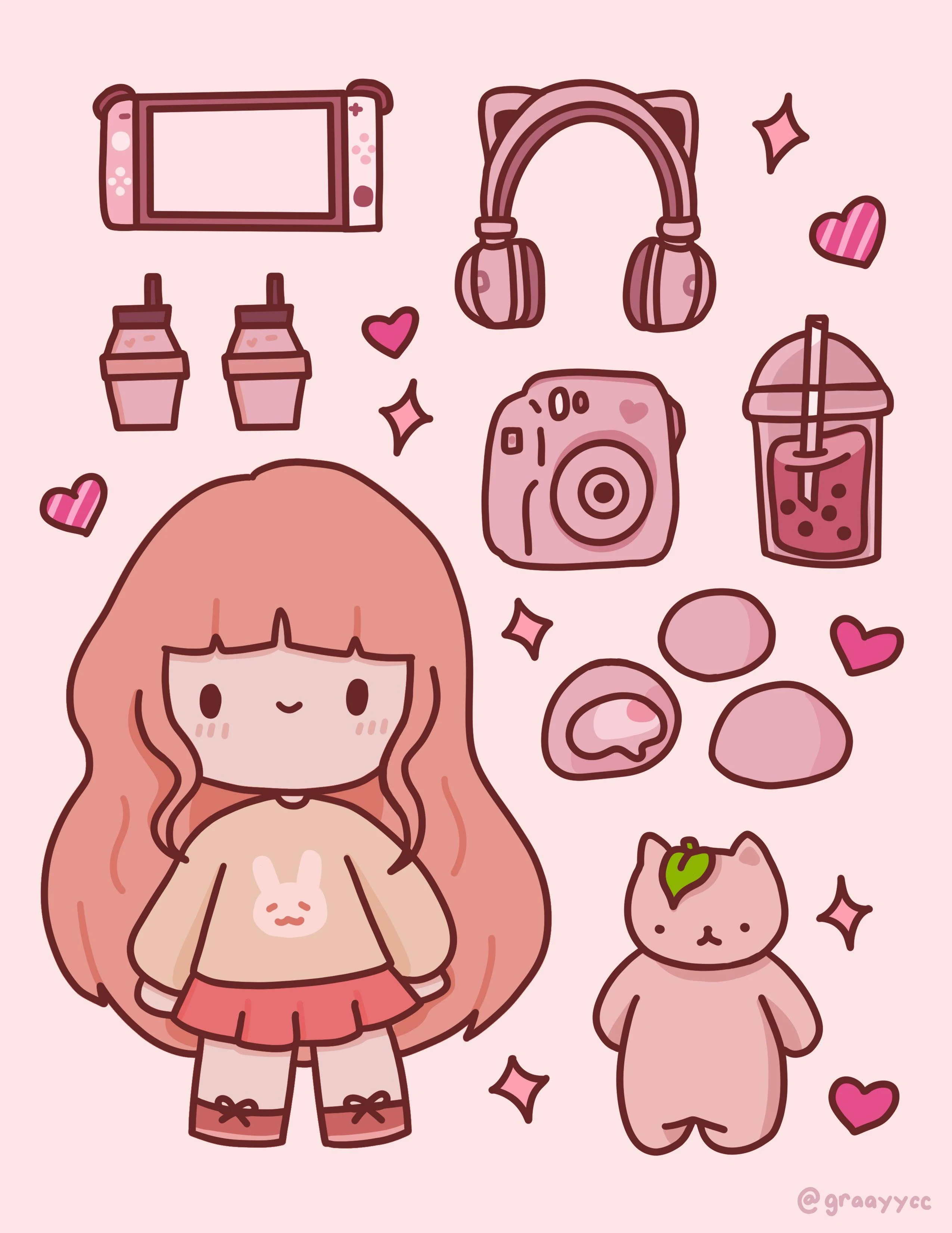 Khám Phá Nghệ Thuật Vẽ Nhãn Dán Kawaii Stickers Drawing