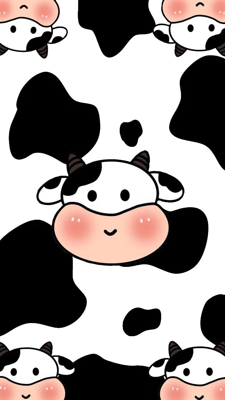 Hình nền điện thoại bò sữa cute cho giới trẻ hiện đại