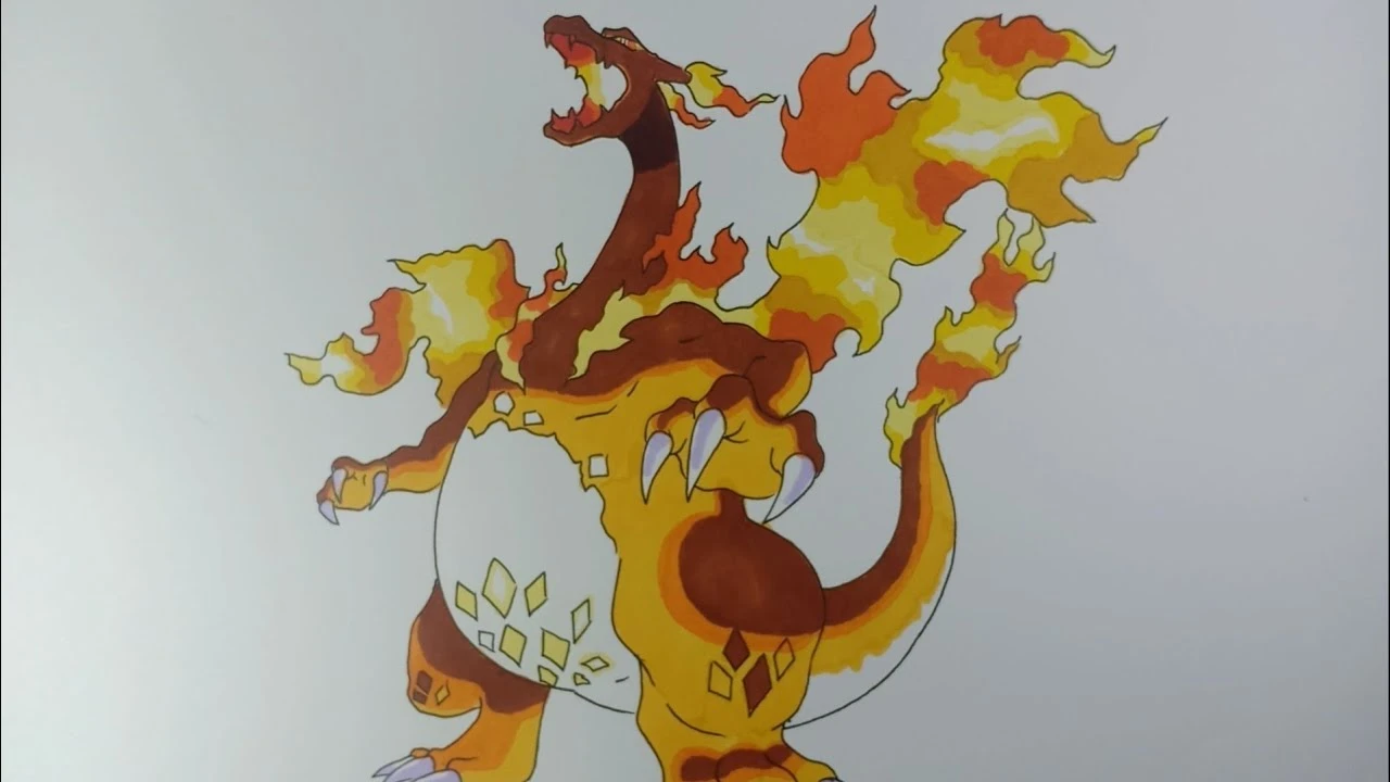 Hướng Dẫn Vẽ Pokemon Gigantamax Độc Đáo