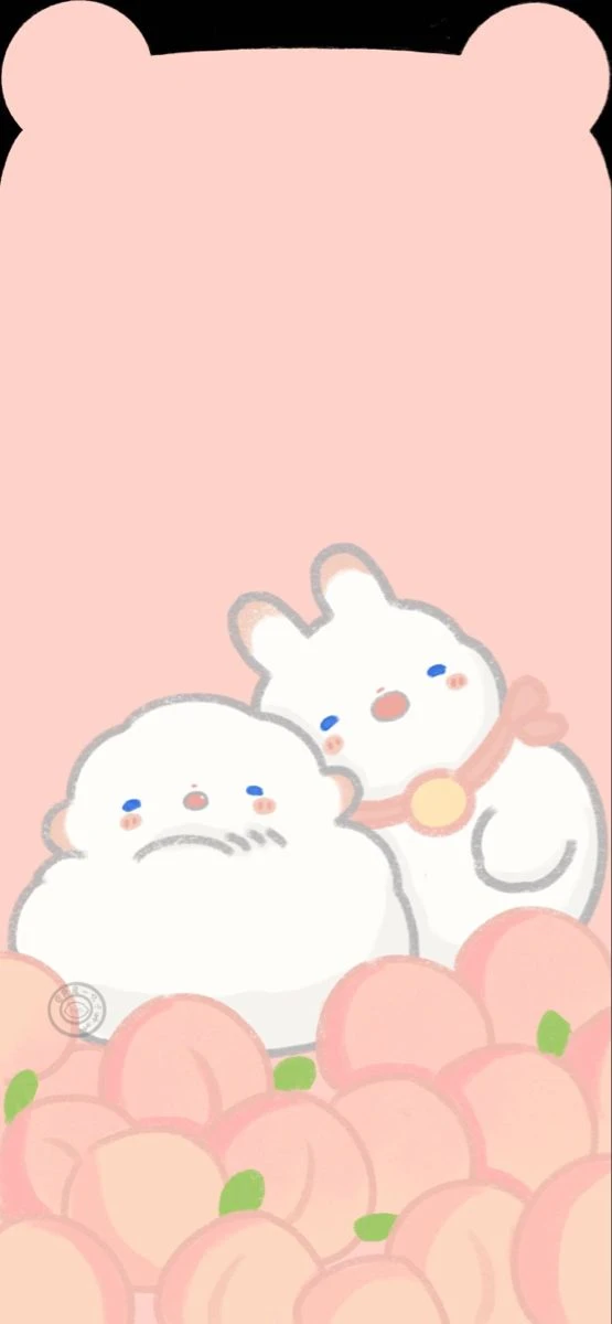 Hình nền tai thỏ cute cho màn hình thêm đáng yêu
