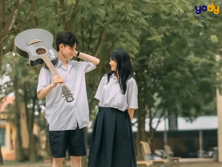 Bí quyết tạo dáng chụp ảnh đôi đẹp cho học sinh