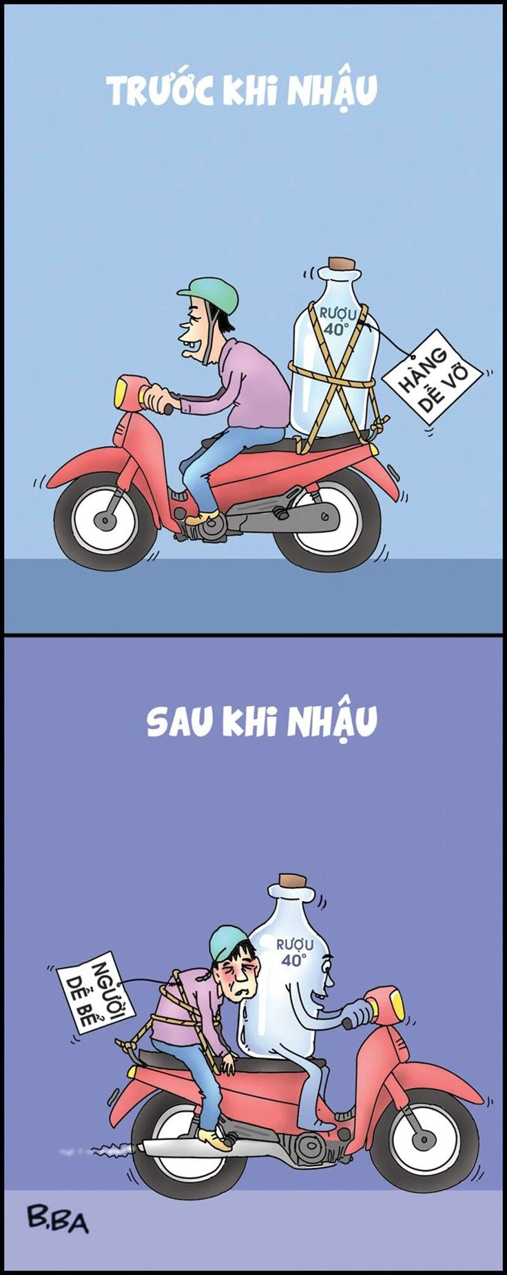 Hình ảnh say rượu bá đạo và những khoảnh khắc hài hước