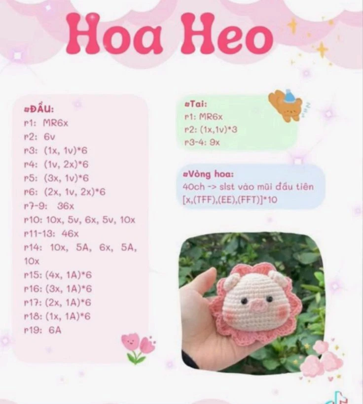 Khám Phá Chart Móc Con Heo Độc Đáo Trong Nghệ Thuật Handmade