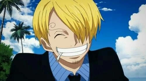 Sanji cười quyến rũ và bí ẩn trong thế giới anime