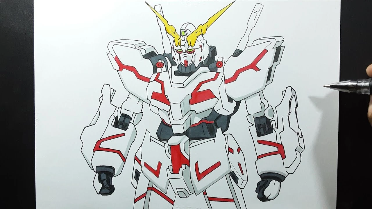 Cách vẽ Gundam cho người mới bắt đầu