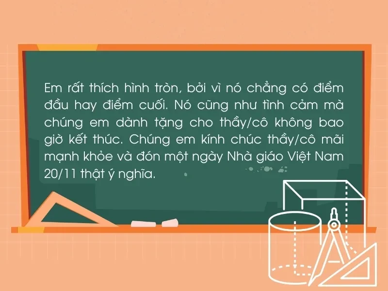Lời chúc 20/11 ý nghĩa dành cho thầy cô môn Toán