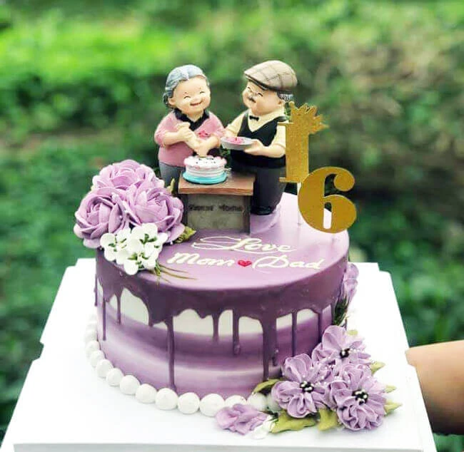 Bánh sinh nhật cho bố mẹ ý nghĩa và ấm áp