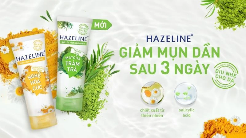 Review sữa rửa mặt Hazeline nghệ hoa cúc hiệu quả ra sao