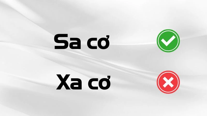 Phân biệt xa cơ và sa cơ trong tiếng Việt