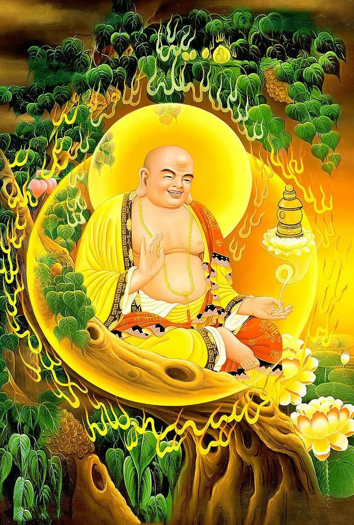 Hình nền Phật Di Lặc mang lại hạnh phúc và bình an