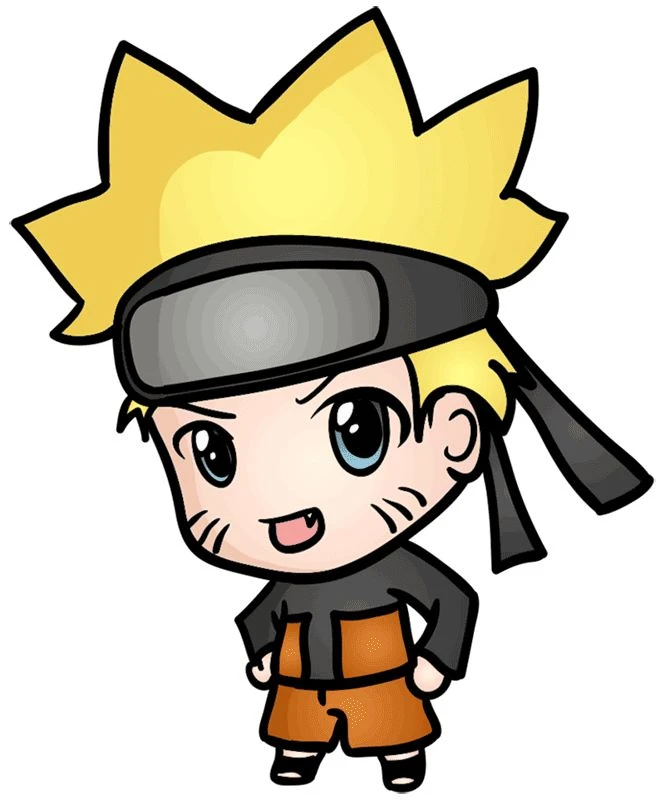 Hướng dẫn vẽ Naruto chibi dễ thương cho người mới bắt đầu