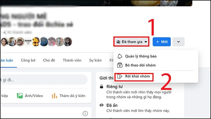 Hướng dẫn cách chặn nhóm trên facebook hiệu quả