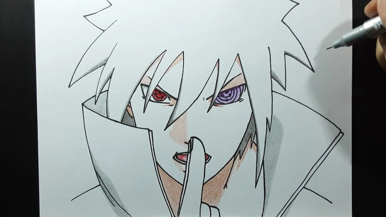 Hướng dẫn vẽ Sasuke từ cơ bản đến chi tiết phức tạp