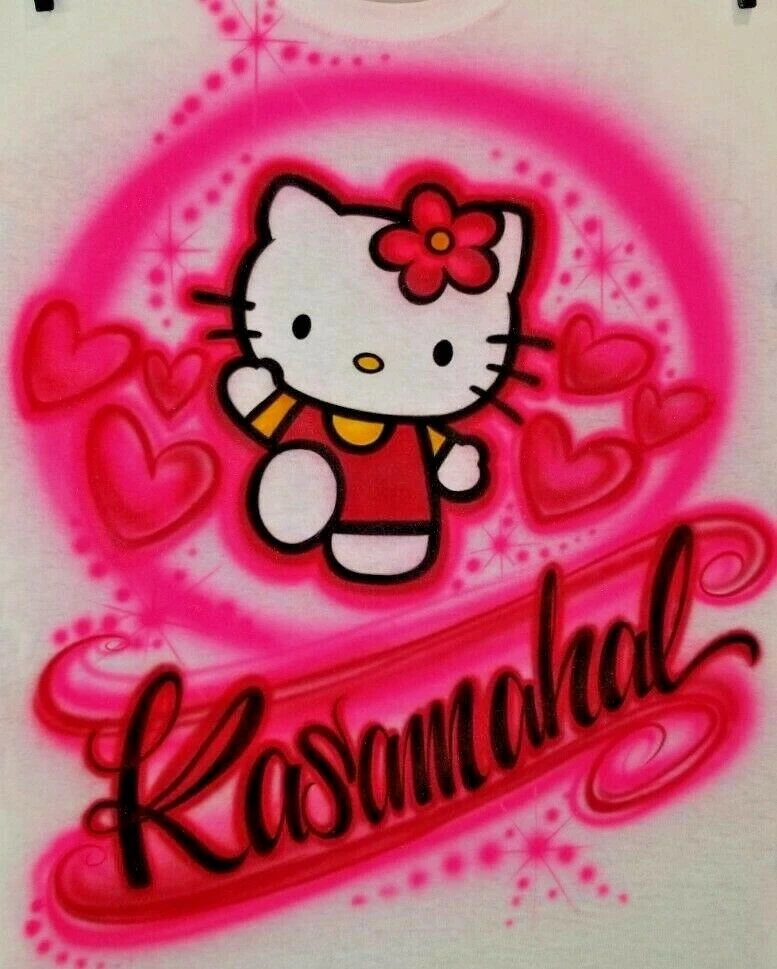 Khám Phá Áo Thun Hello Kitty Airbrush Độc Đáo