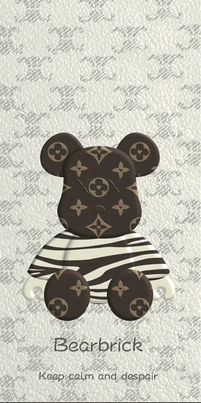 Hình nền gấu Bearbrick LV - Tác phẩm nghệ thuật độc đáo