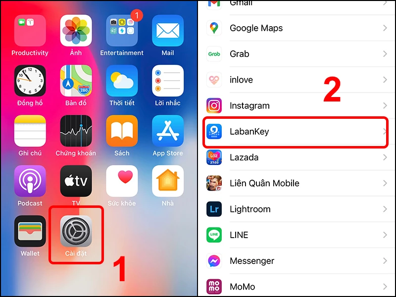 Hướng dẫn cách cài hình nền bàn phím iphone đơn giản