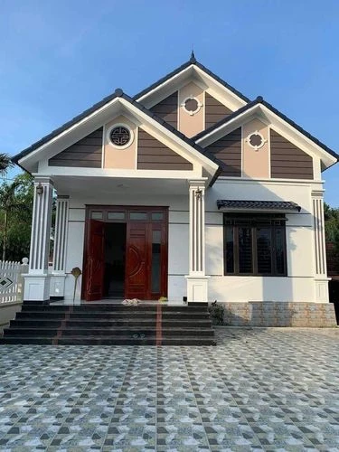 Mẫu cột vuông nhà mái thái: Đẹp và tiện nghi