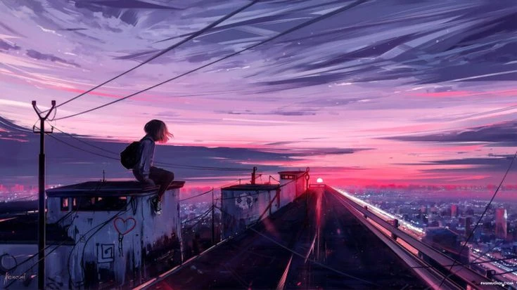 Hình nền lofi chill buồn cho những khoảnh khắc tĩnh lặng
