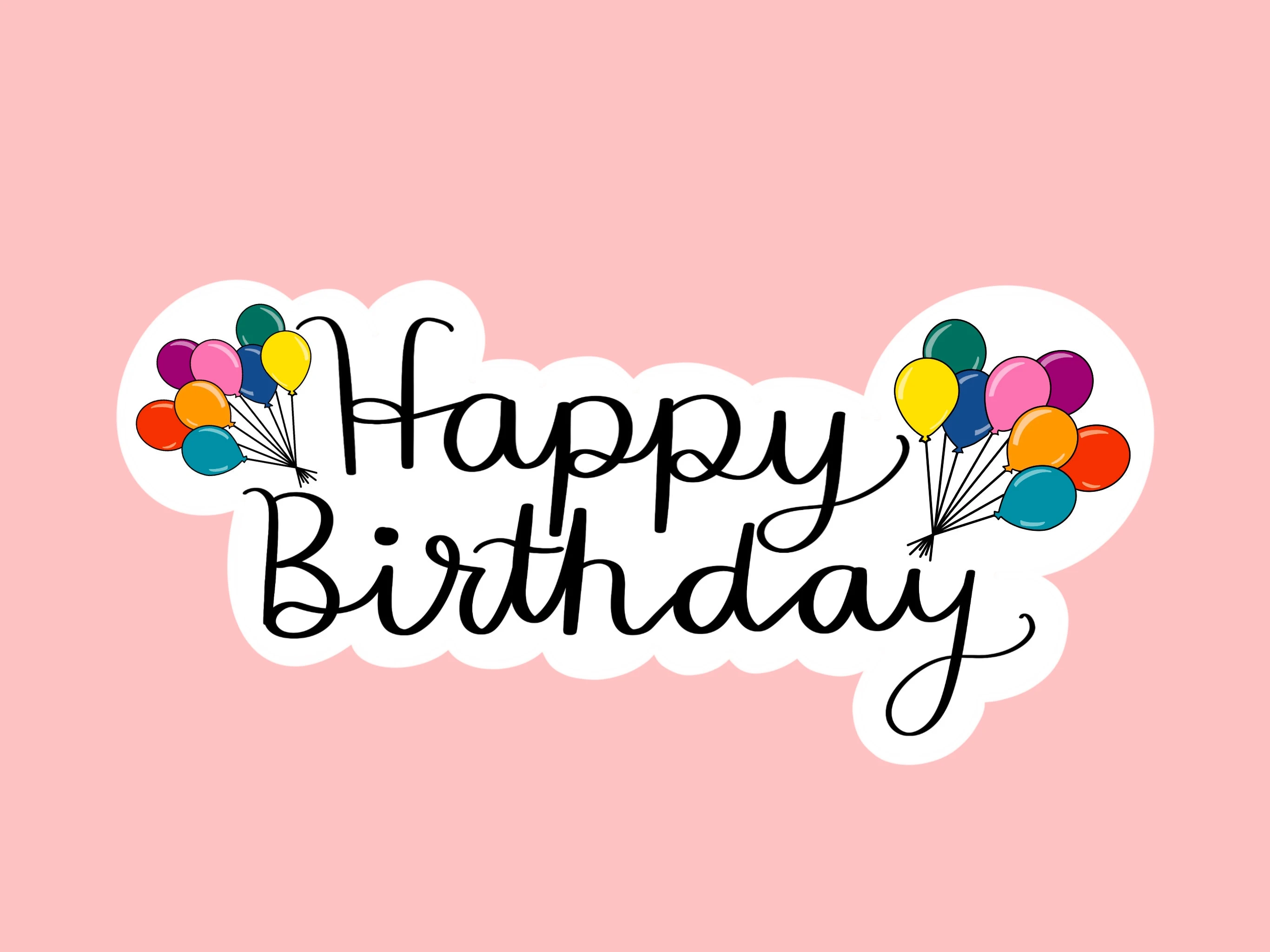 Sticker Happy Birthday Thêm Sắc Màu Cho Ngày Đặc Biệt