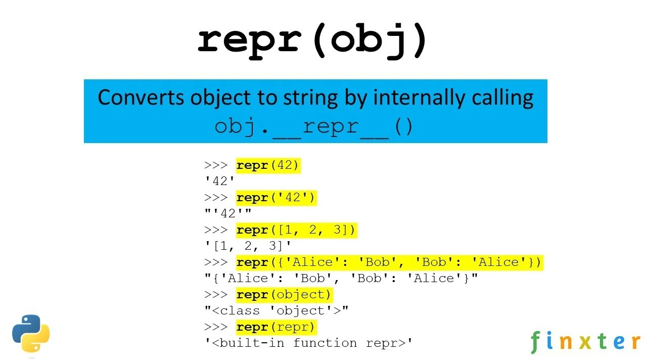 Khám Phá Python repr và Ứng Dụng Trong Lập Trình