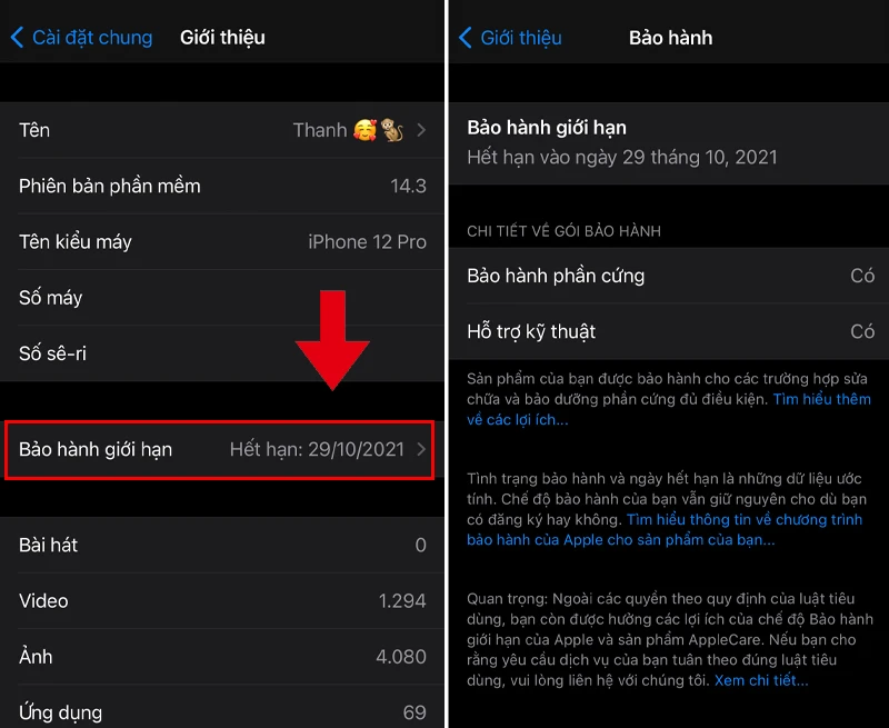 Hướng dẫn kiểm tra bảo hành Apple một cách dễ dàng