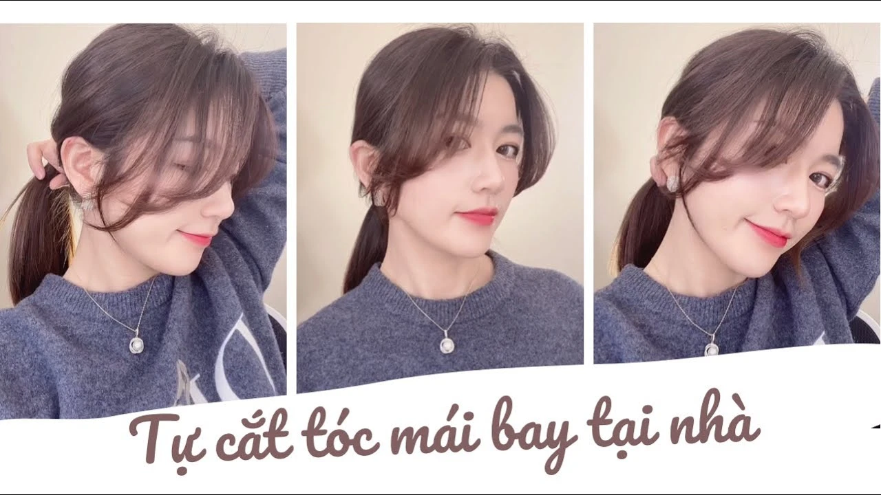 Hướng dẫn tự cắt tóc mái tại nhà cho nữ đơn giản
