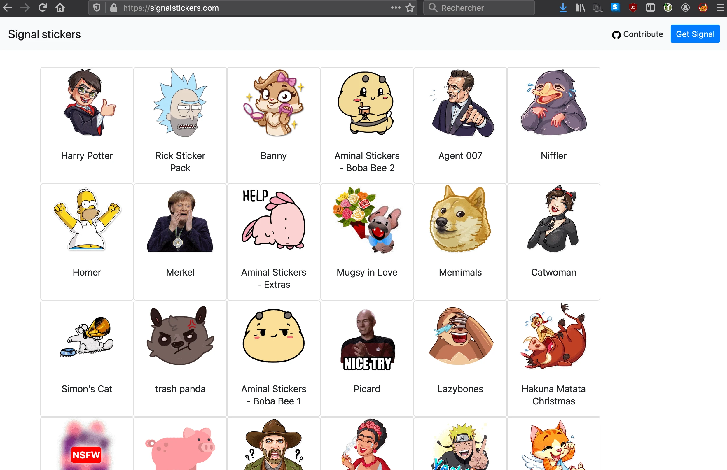 Khám Phá Thế Giới Hình Dán Signal Stickers Độc Đáo