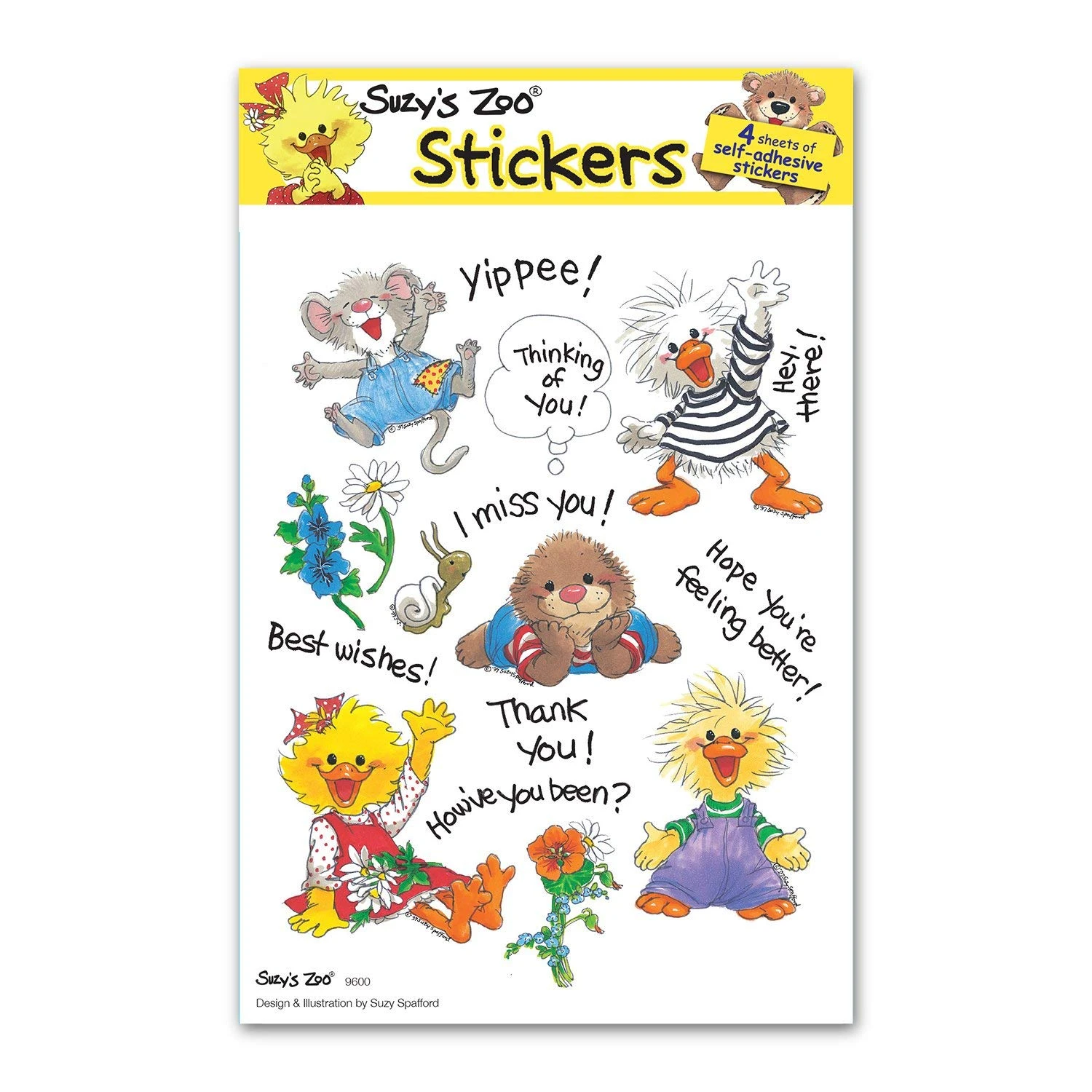 Khám Phá Bộ Stickers Suzy's Zoo Đáng Yêu