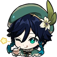 Hình ảnh Venti chibi png trong Genshin Impact