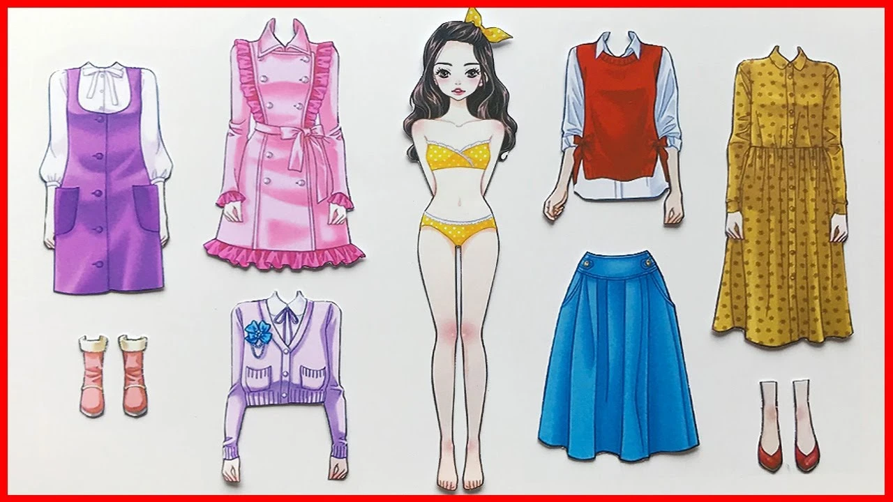 Khám Phá Thế Giới Hình Dán Búp Bê Giấy Sáng Tạo