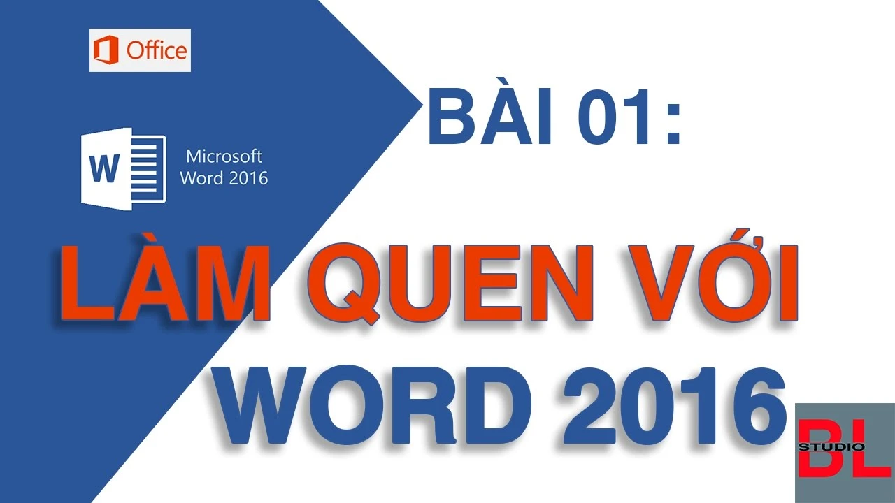 Làm quen với Microsoft Word cho người mới bắt đầu